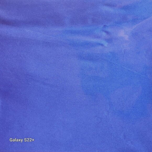 Blue Wild Rage Large Scarf 23x23 Inches Silk Feel Polyester Western Accessory Co - Picture 2 of 6